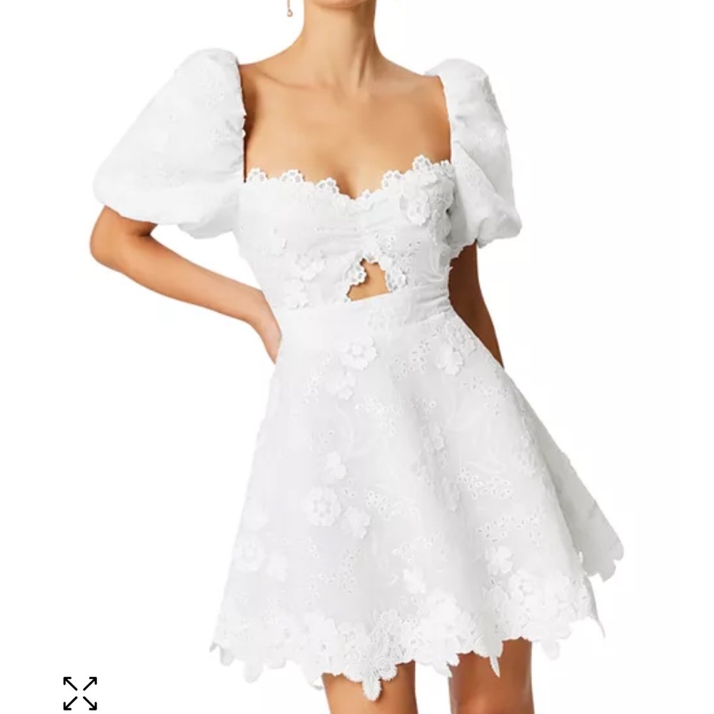 Elliatt White Floral Dress